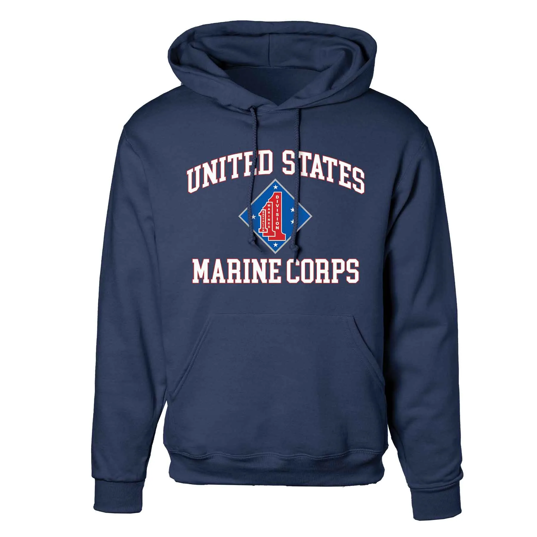 1st Battalion 1st Marines USMC Hoodie