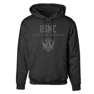 1st Battalion 3rd Marines Tonal Hoodie