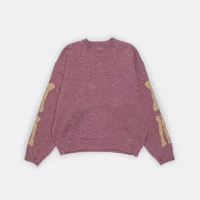 5G Wool BONE Crew Sweater - Light Purple