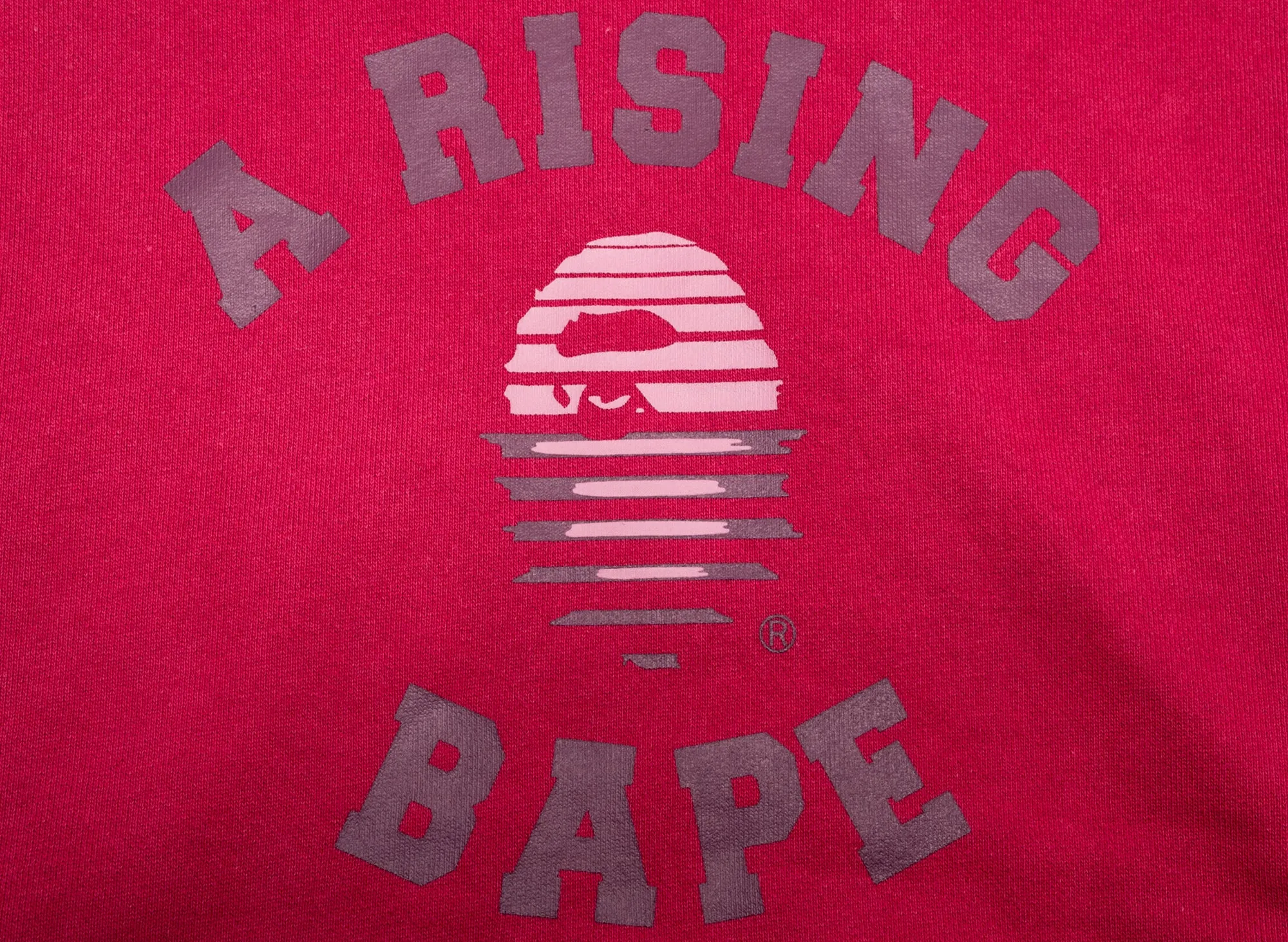 A Bathing Ape A Rising Bape Pullover Hoodie in Purple xld