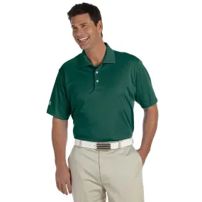 adidas Golf Men's ClimaLite Forest Green S/S Basic Polo