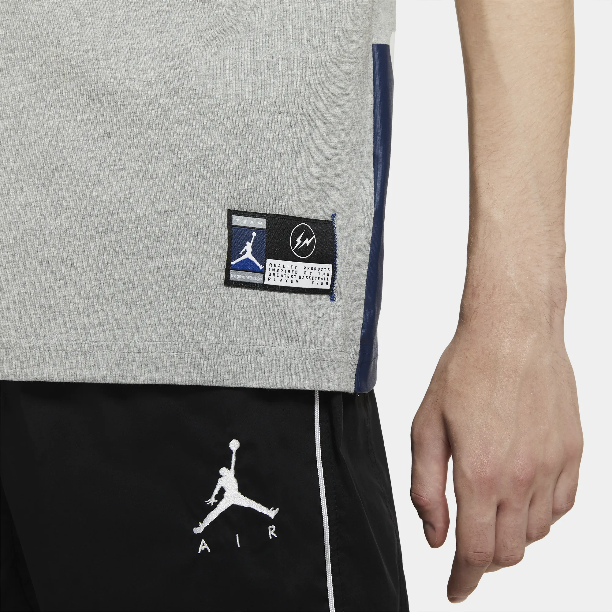 Air Jordan Men Jordan x Fragment Short Sleeve Top