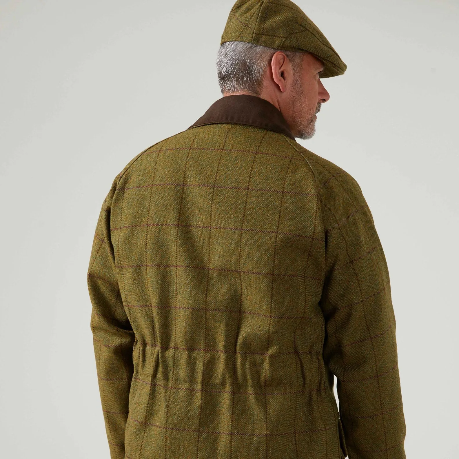 Alan Paine Men's Rutland Waterproof Tweed Coat