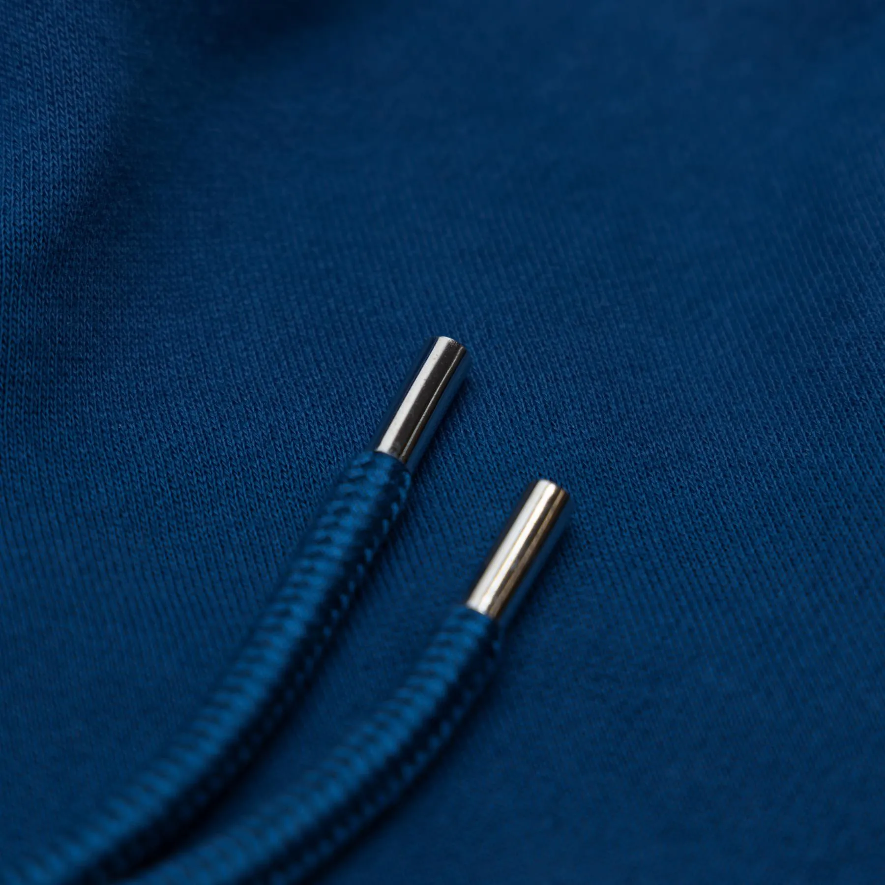 Alpha Cotton Fleece Hoodie Estate Blue - AW23