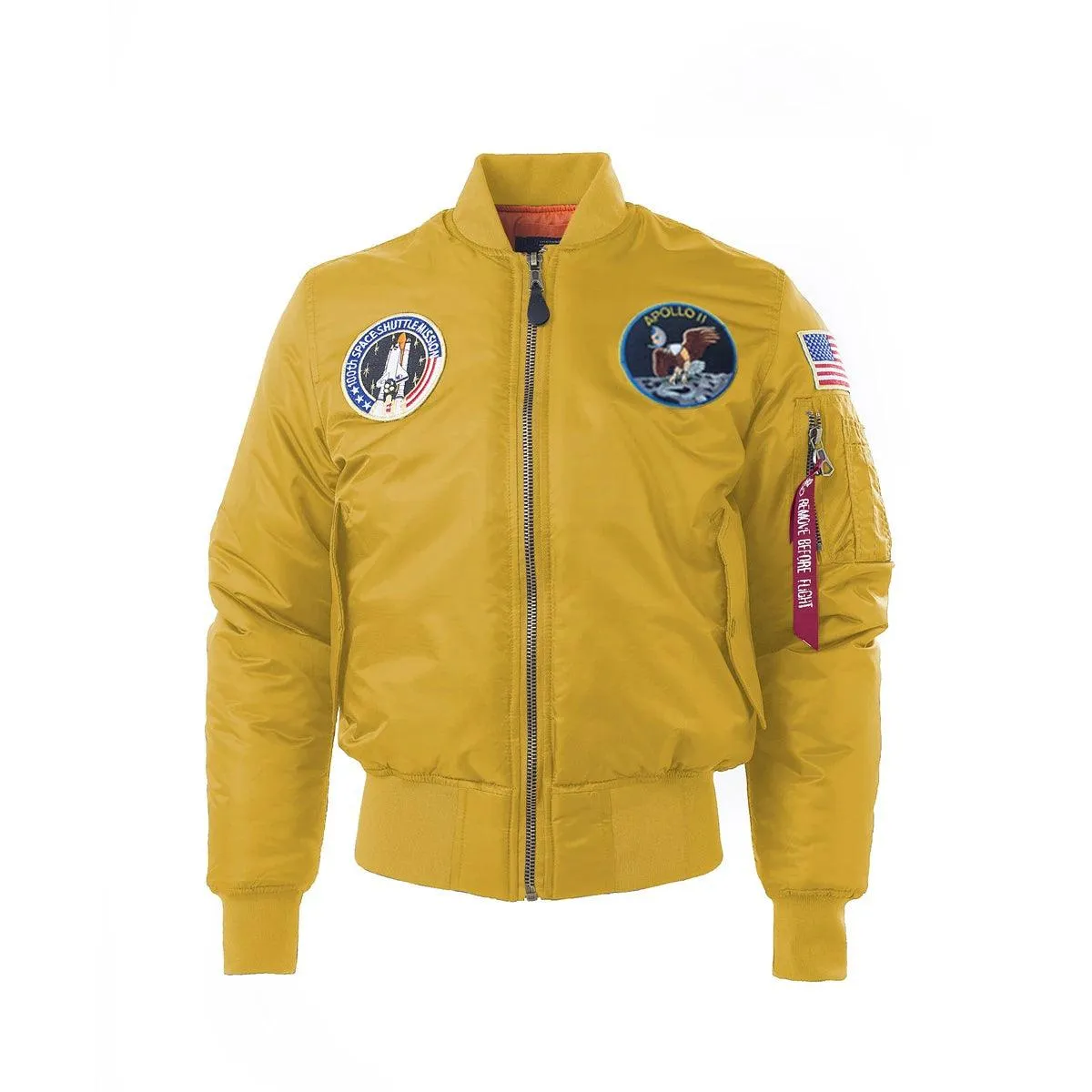 Apollo Winter Thick US Air Force Pilot Flight Bomber Jacket