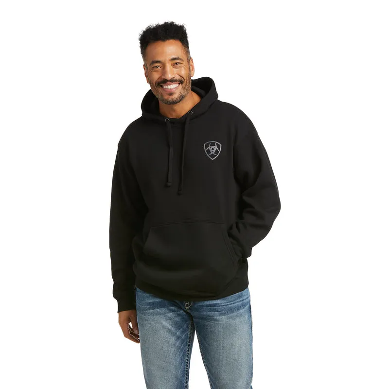 'Ariat' Men's Patriot 2.0 Sweatshirt - Black