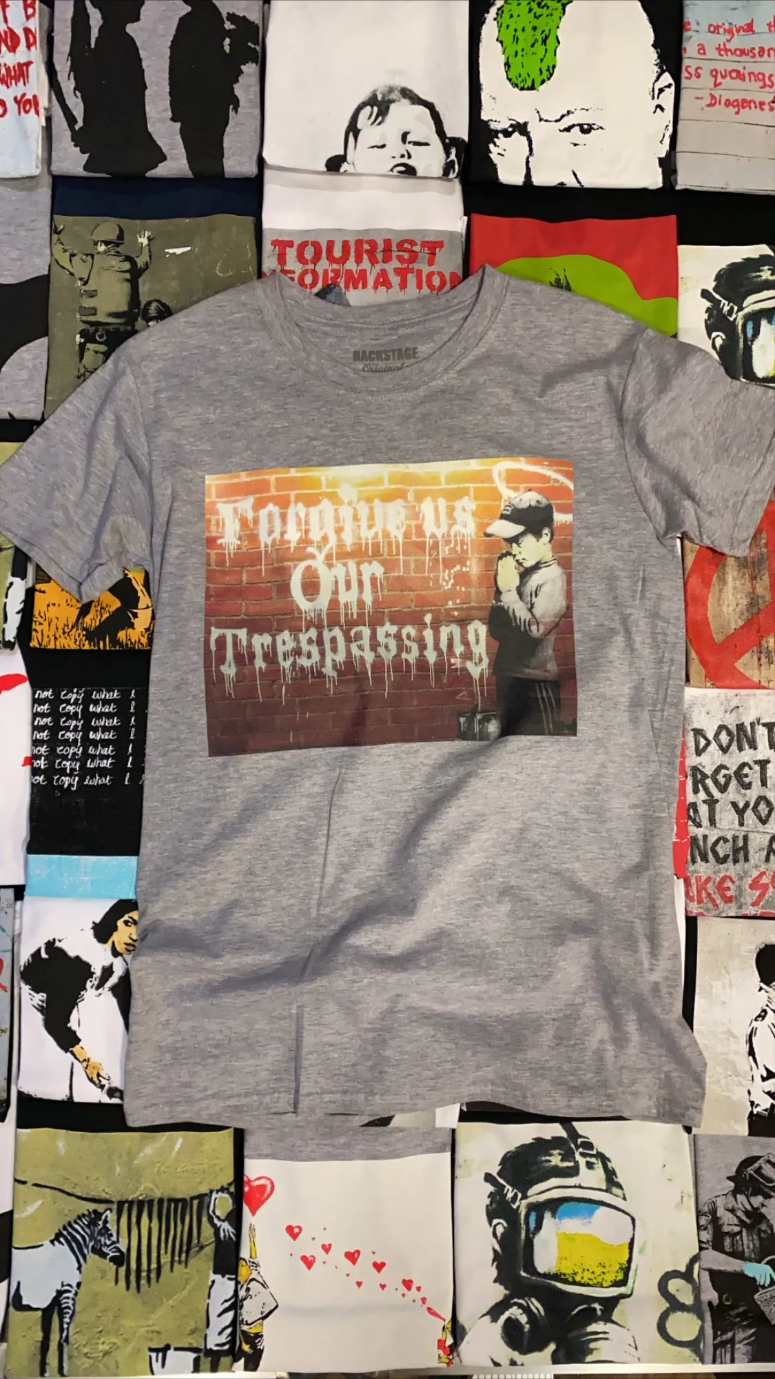 Banksy T-shirt - Trespassing