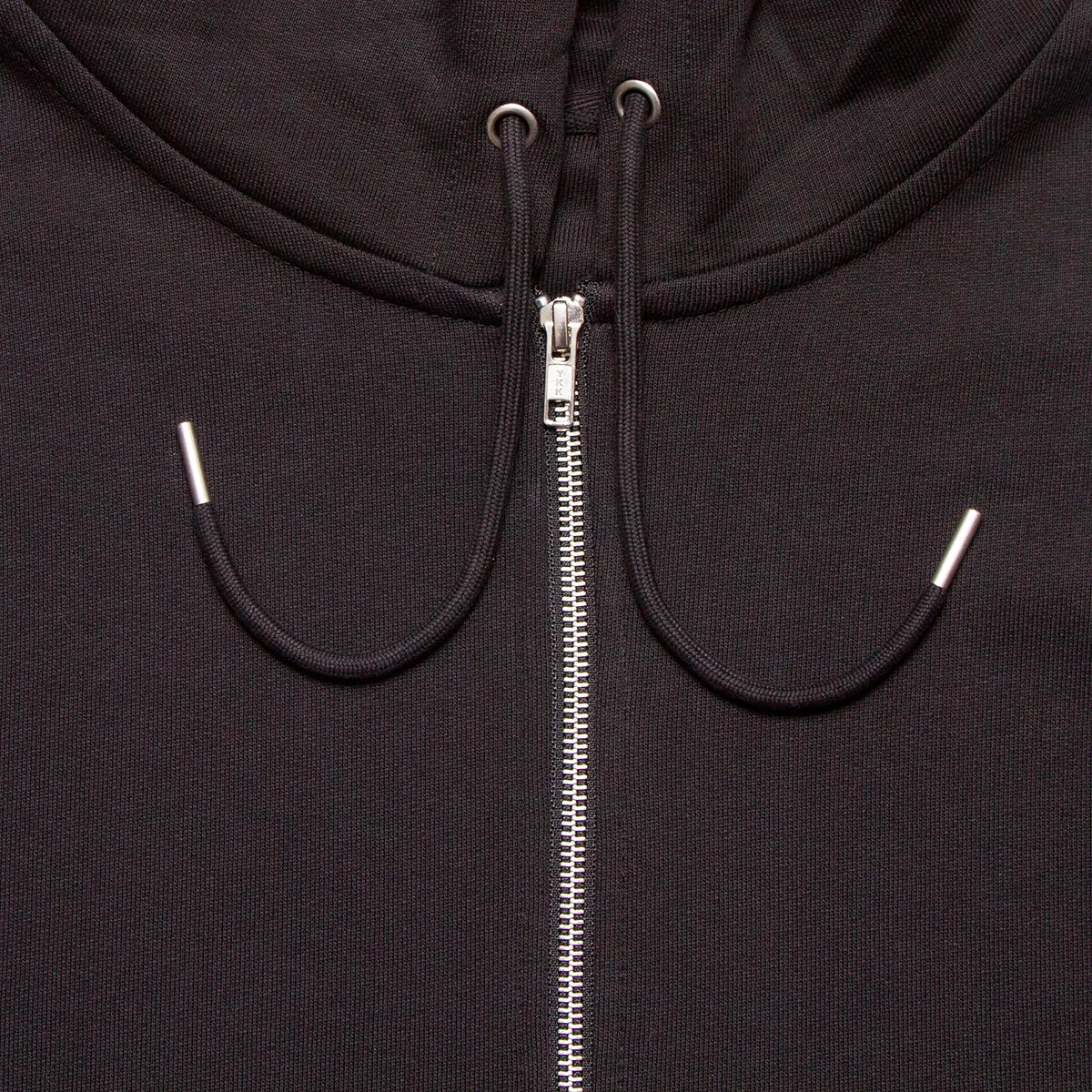 BB Smiley Crest - Zipped Hood - Black