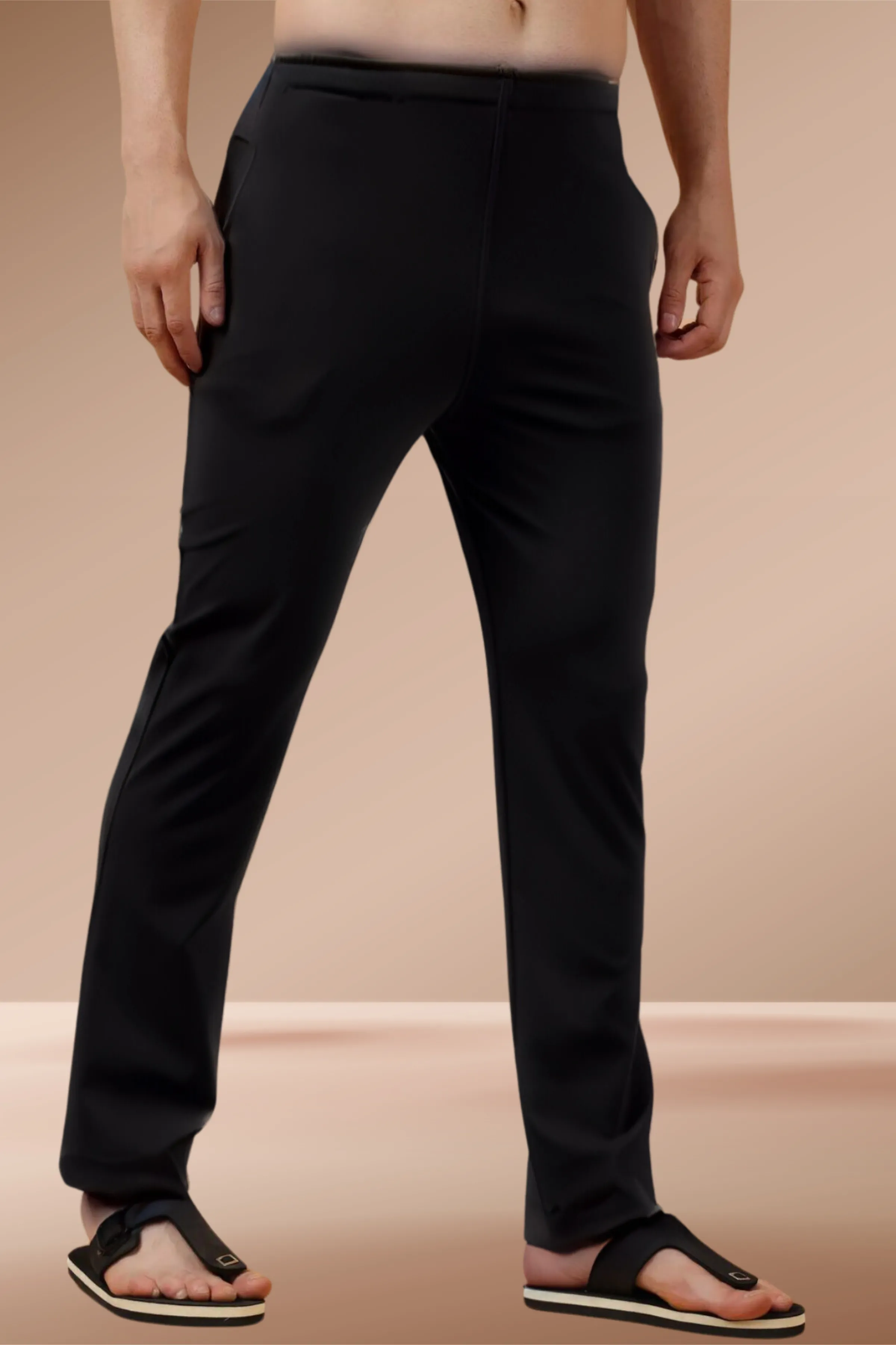 Black Stretch Joggers