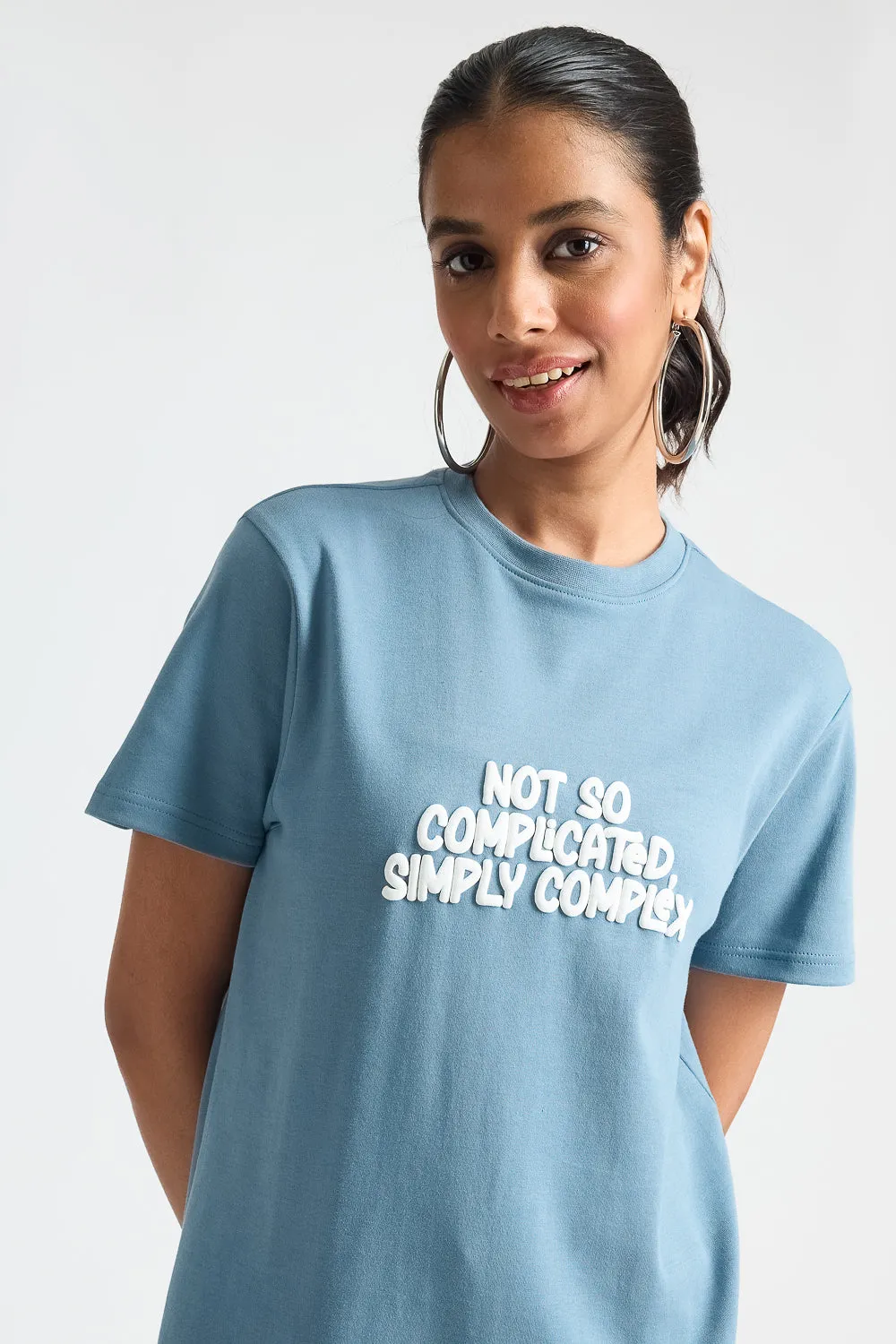 Blue Not So Complicated Tee