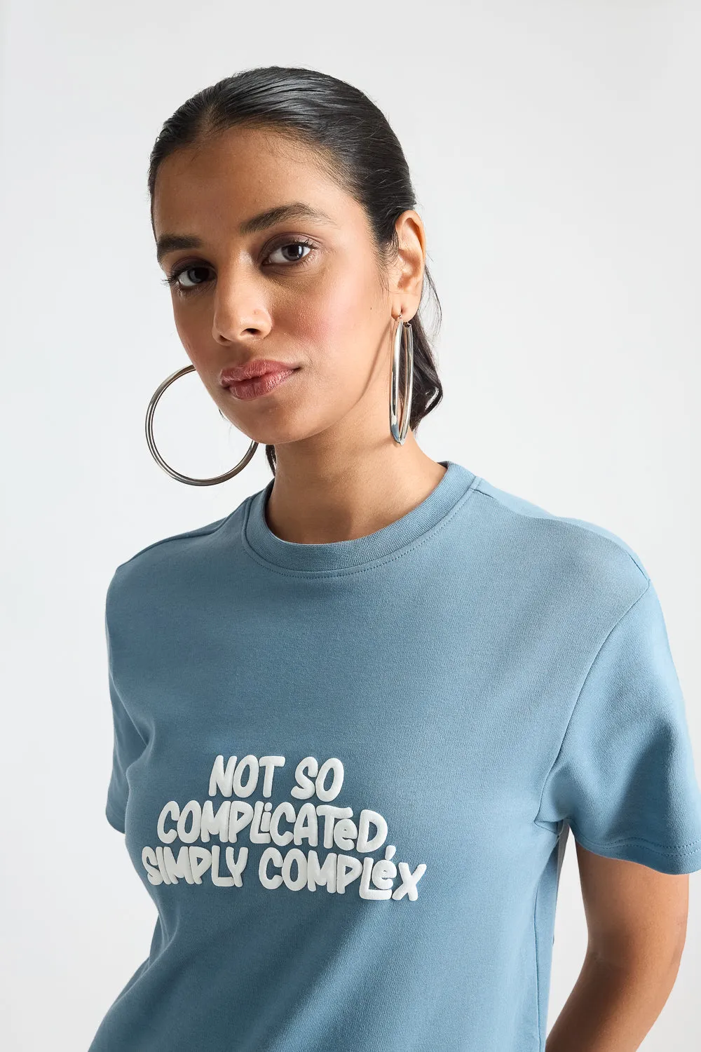 Blue Not So Complicated Tee