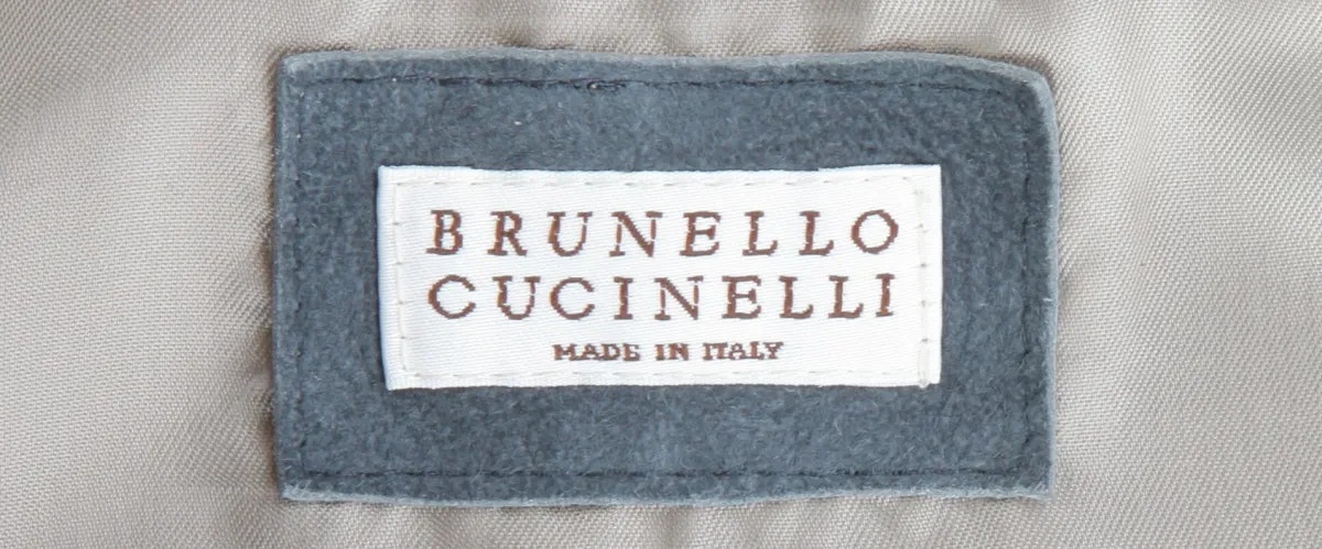 Brunello Cucinelli Blue Bomber Jacket