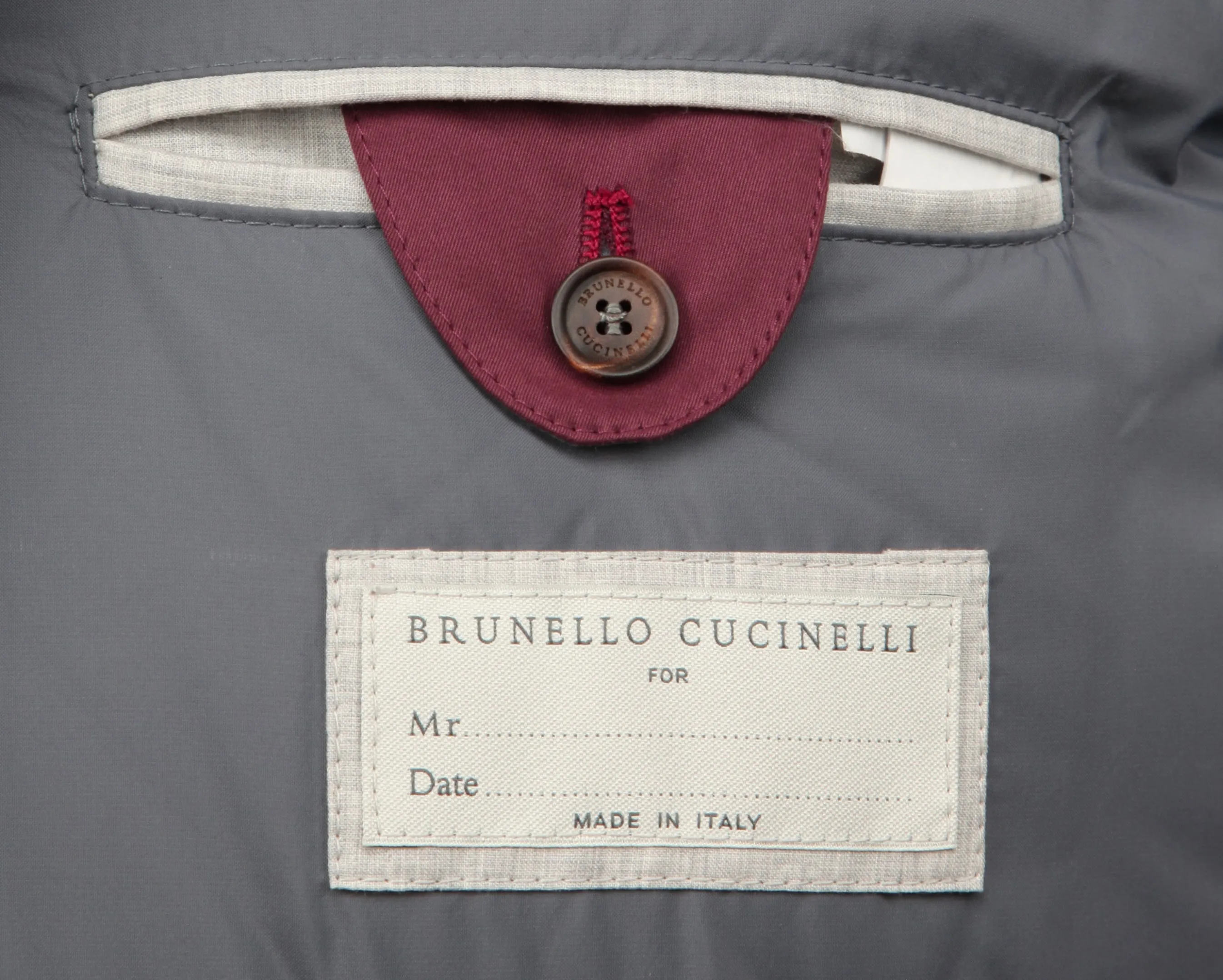 Brunello Cucinelli Burgundy Red Jacket