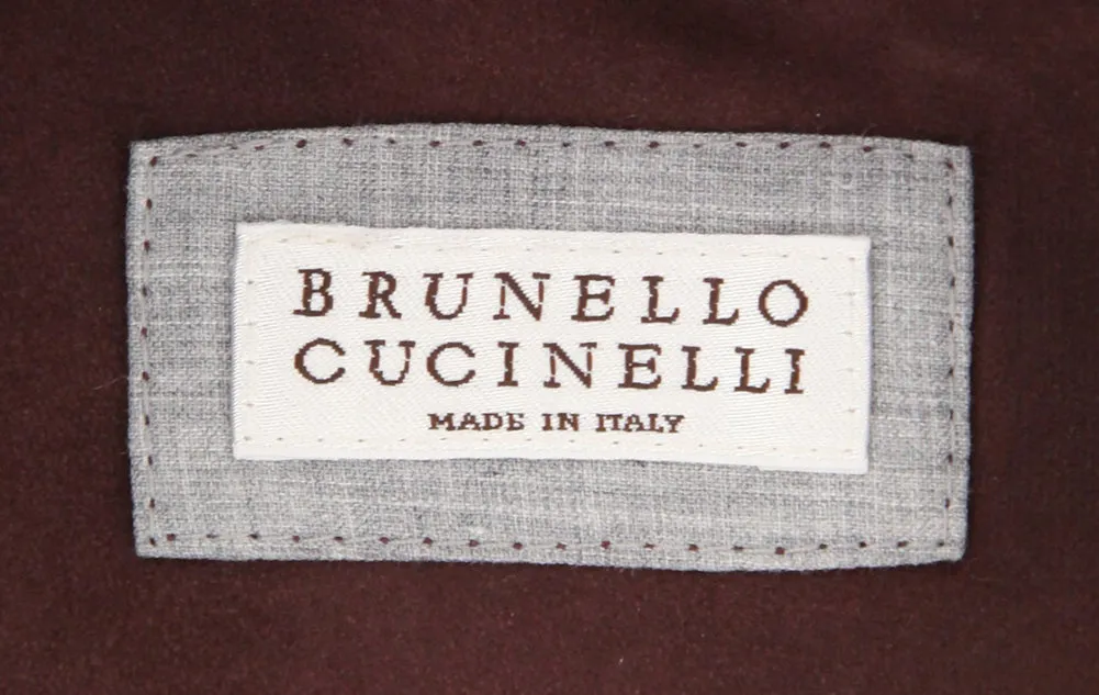 Brunello Cucinelli Burgundy Red Jacket