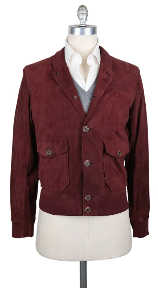 Brunello Cucinelli Burgundy Red Jacket