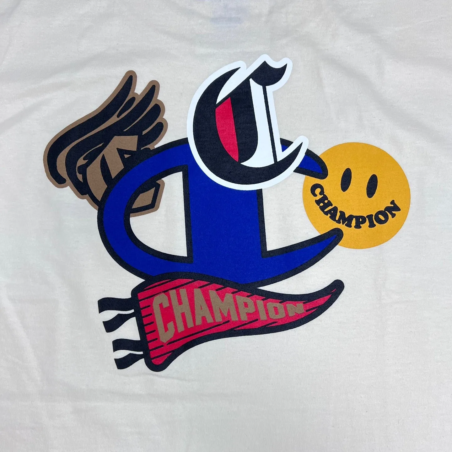 Champion Logo Graphic Print T-Shirt