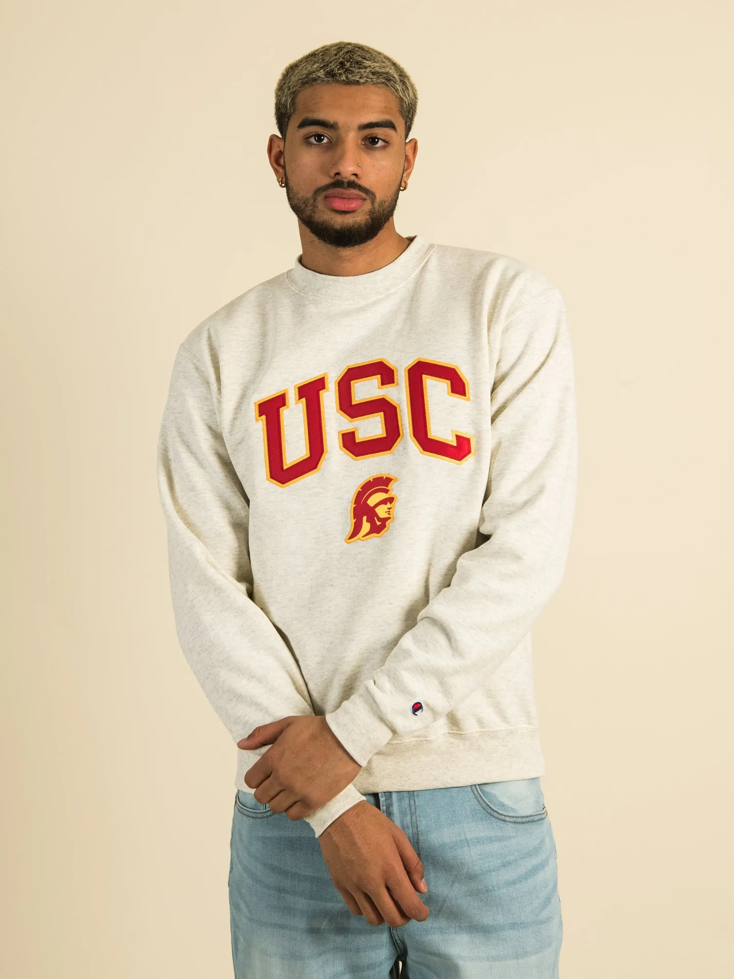 CHAMPION USC CREWNECK