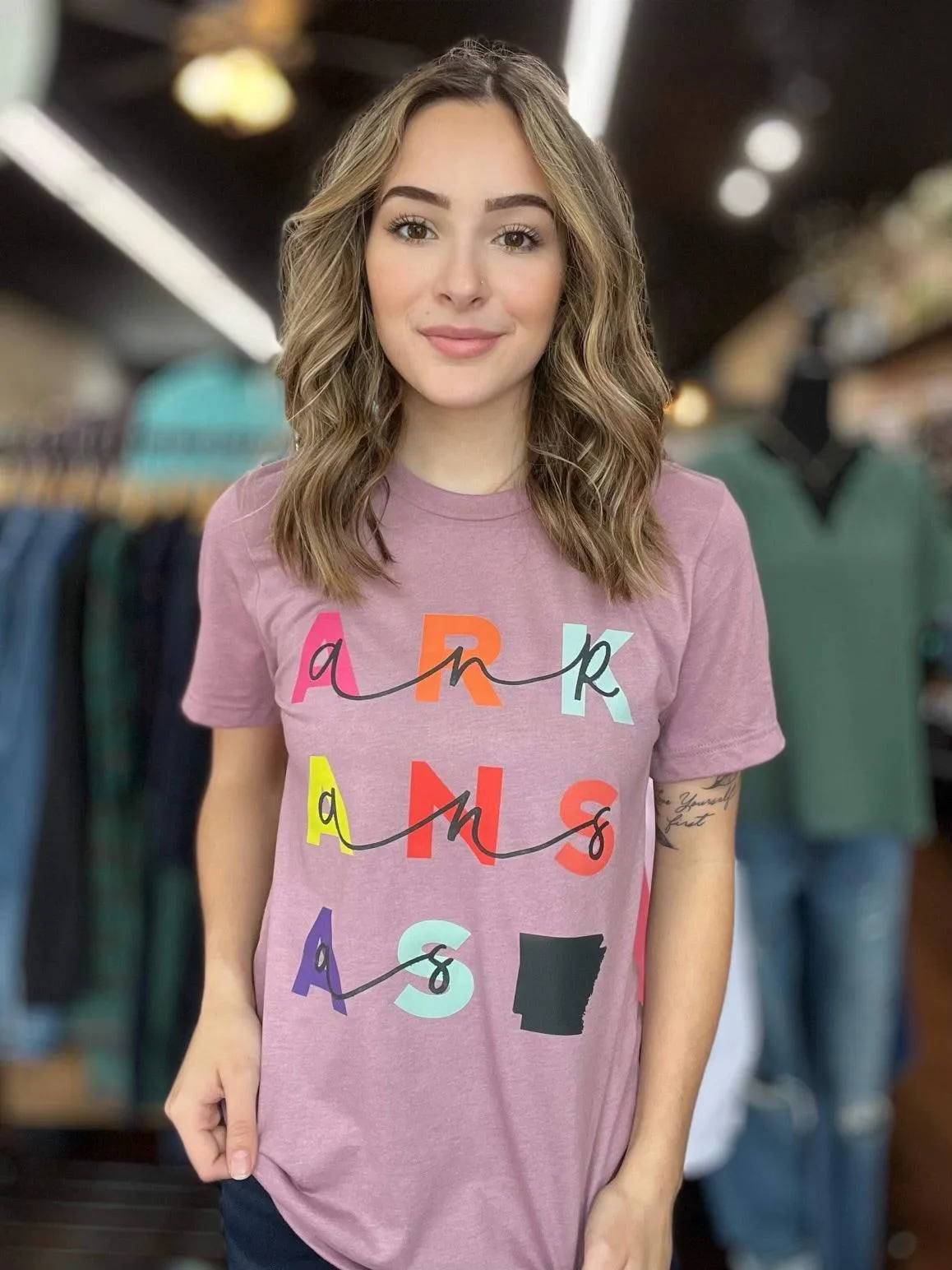 Colorful Arkansas T-Shirt