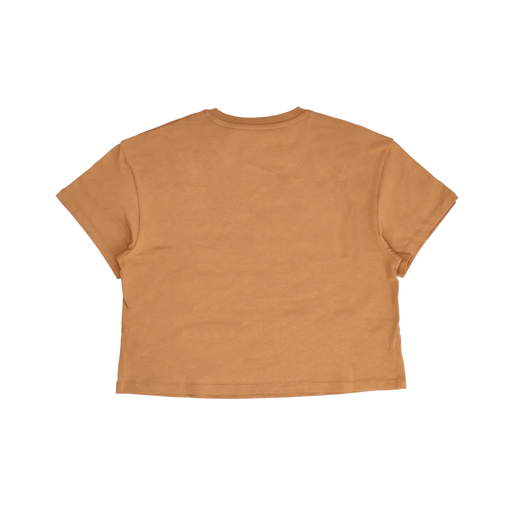 Cropped T-shirt - Tan