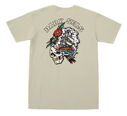 DARK SEAS YESTERYEAR STOCK T-SHIRT - Cream