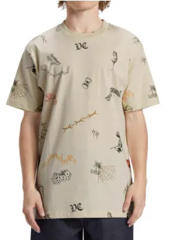 DC - SCRIBBLE T-SHIRT - Birch Scribble Print