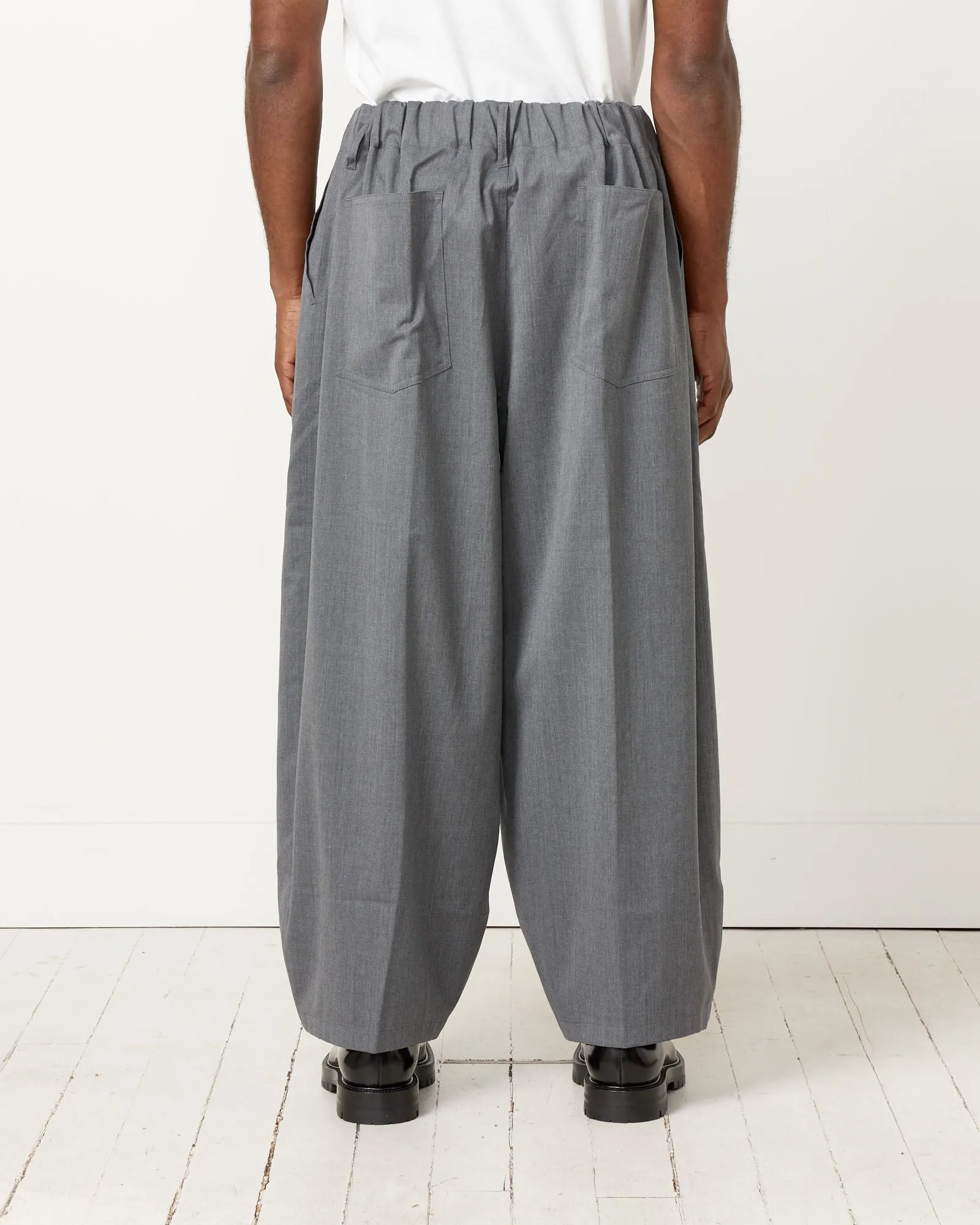 Essential Circular Pants in Light Grey