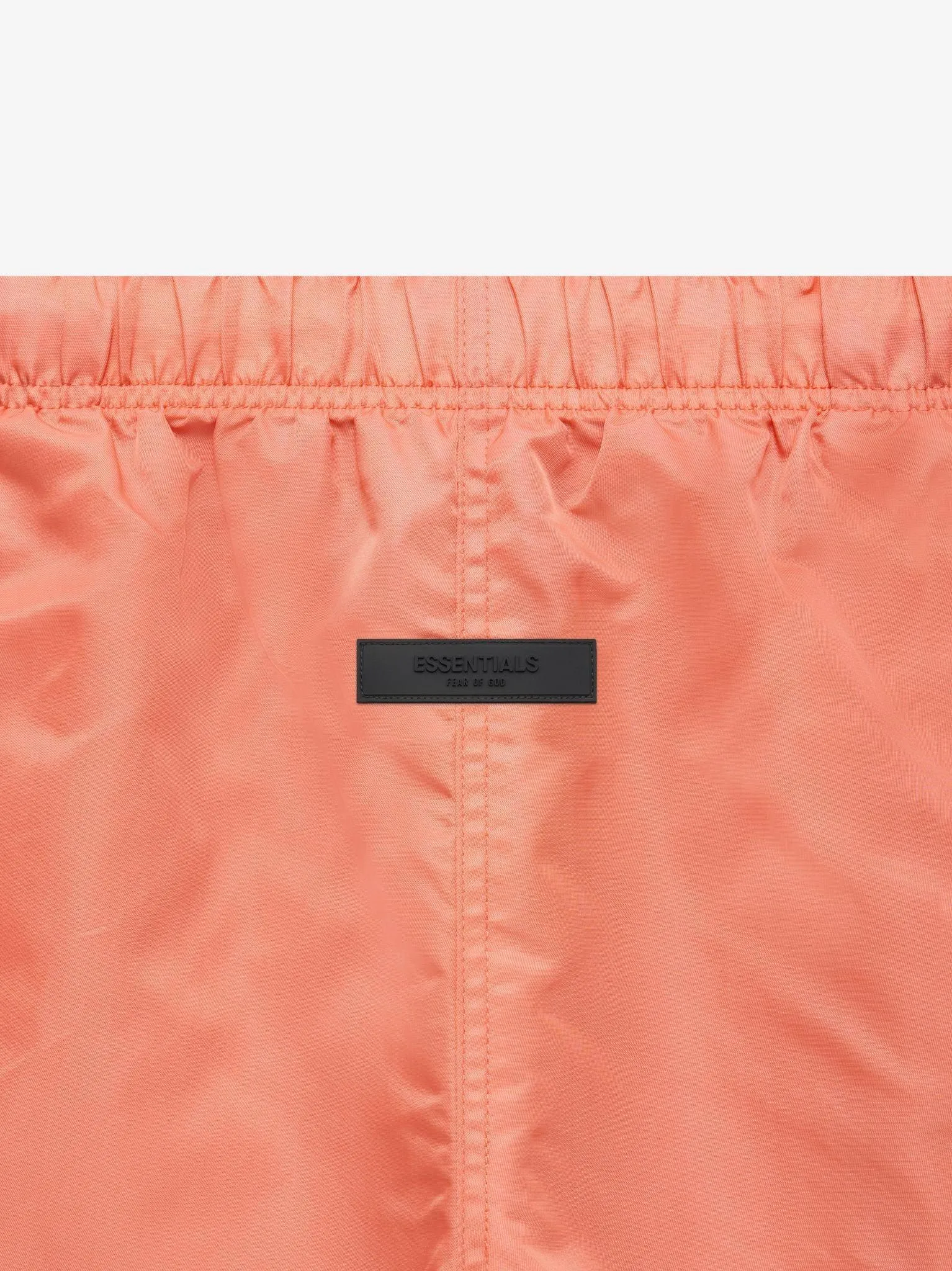 ESSENTIALS NYLON RUNNING SHORTS CORAL