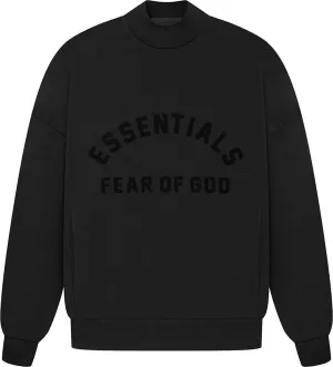 FEAR OF GOD Essentials crewneck jet black (SS23)