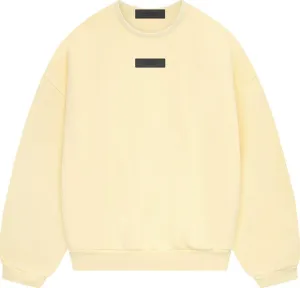 FEAR OF GOD Essentials crewneck sweatshirt garden yellow (SS24)