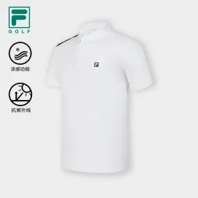 FILA CORE ATHLETICS GOLF Men Short Sleeve Polo in White