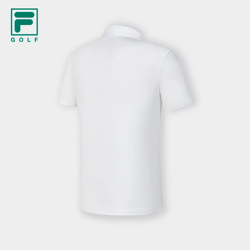 FILA CORE ATHLETICS GOLF Men Short Sleeve Polo in White