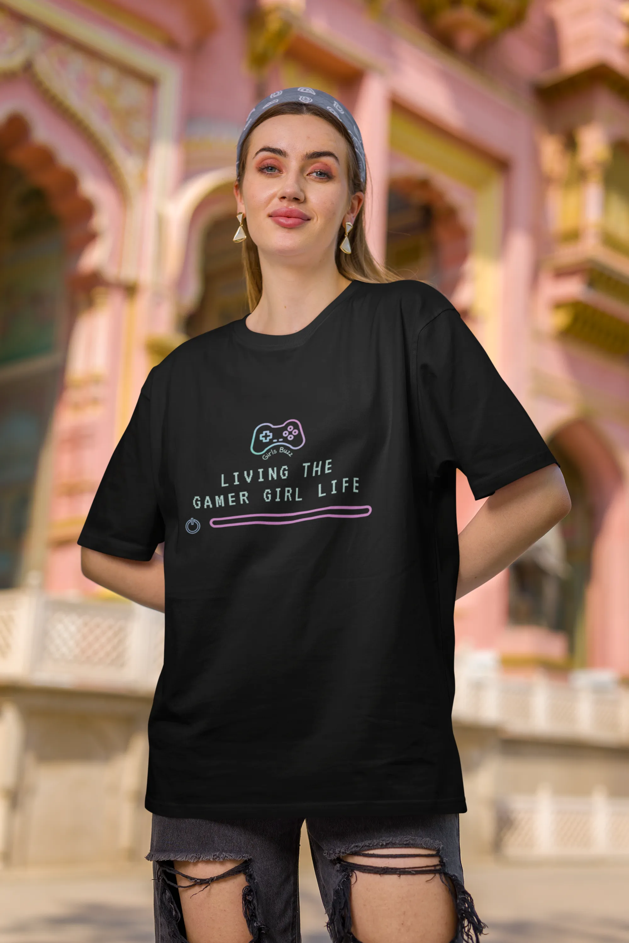 Gamer Girl Life Oversized T-shirt