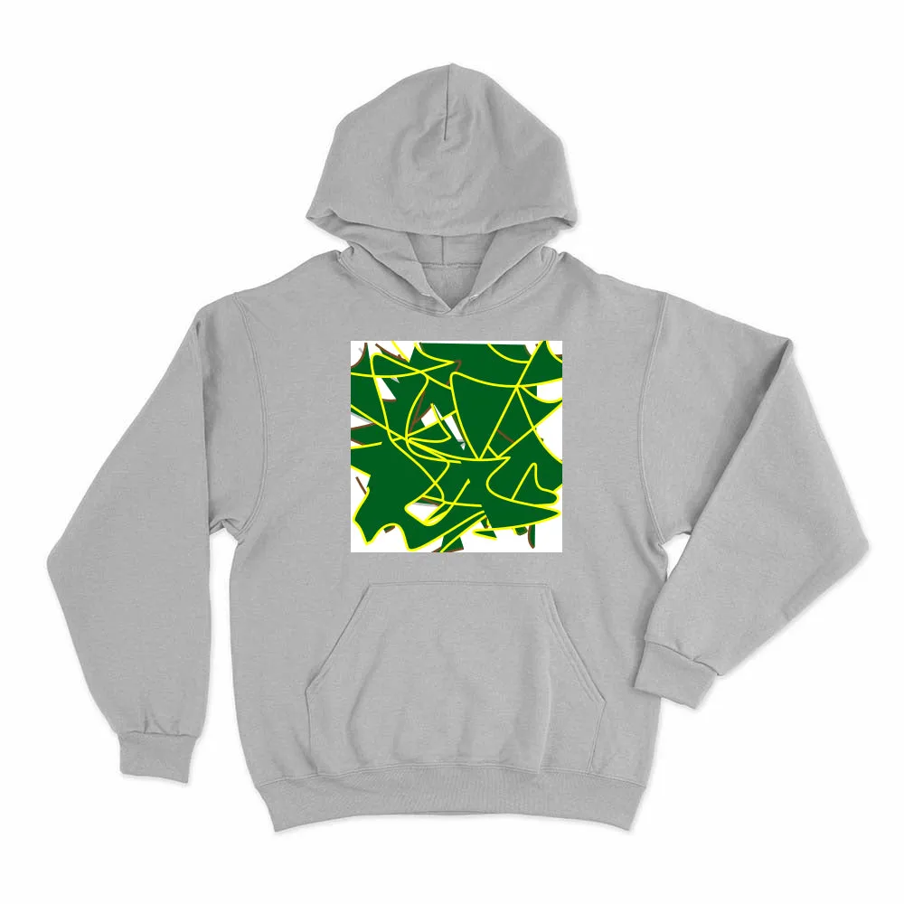 hoodie with a green design