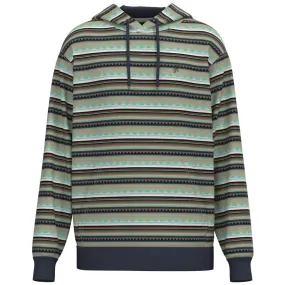 'Hooey' Mens' Mesa Serape Pattern Hoody - Black