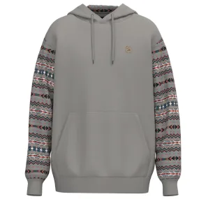 'Hooey' Men's Roughy Summit Hoody - Grey / Aztec