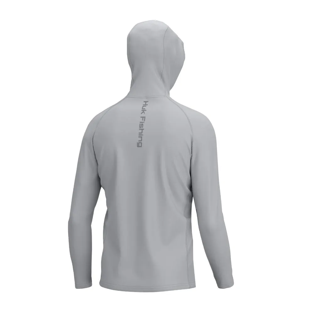 'Huk' Men's Vented Pursuit Hoodie - Harbor Mist