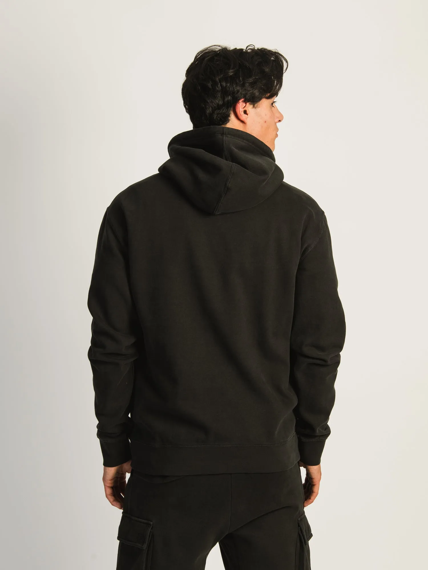 KOLBY PARKER GARMET DYE HOODIE - BLACK