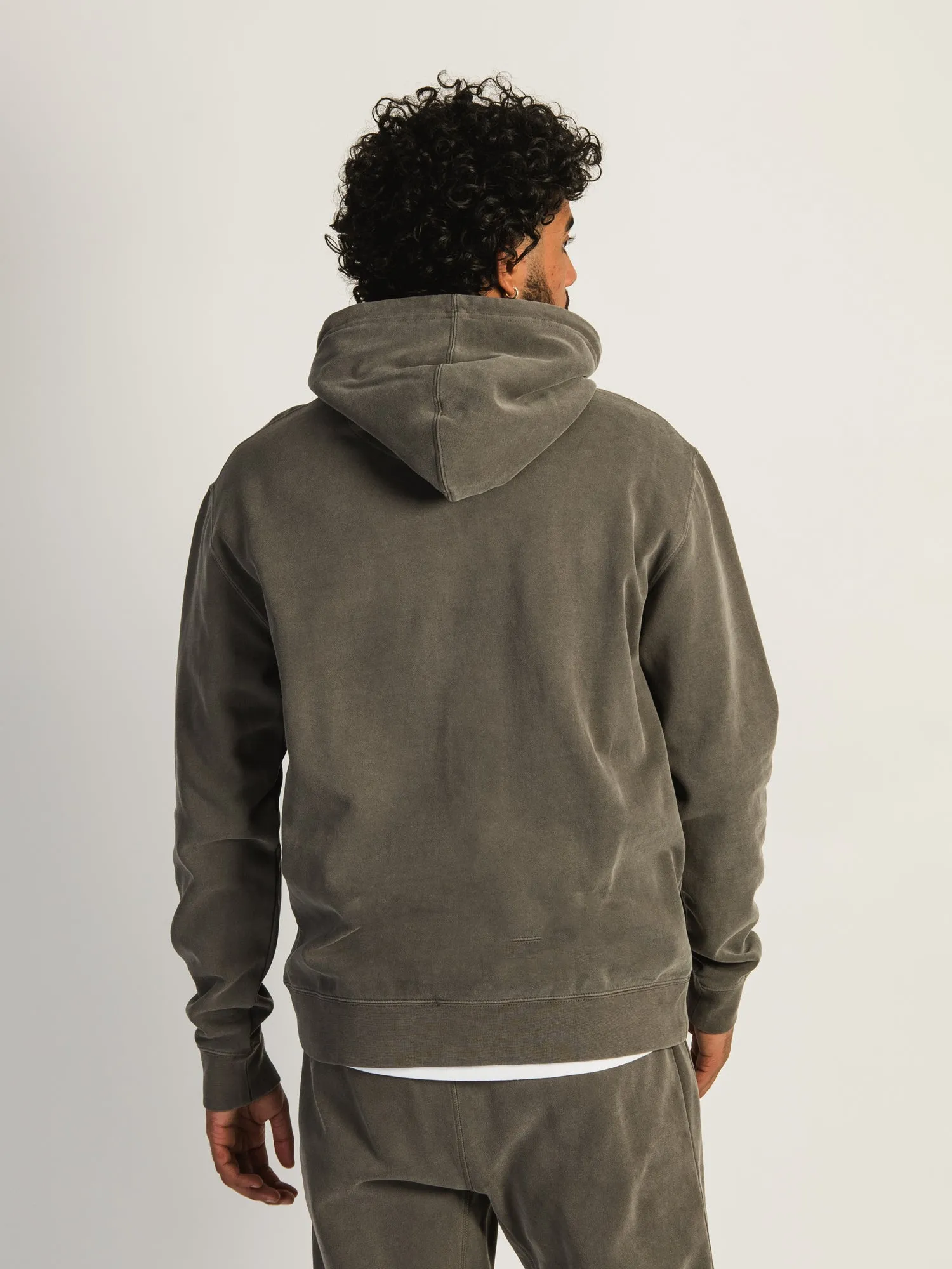 KOLBY PARKER GARMET DYE HOODIE - IRON