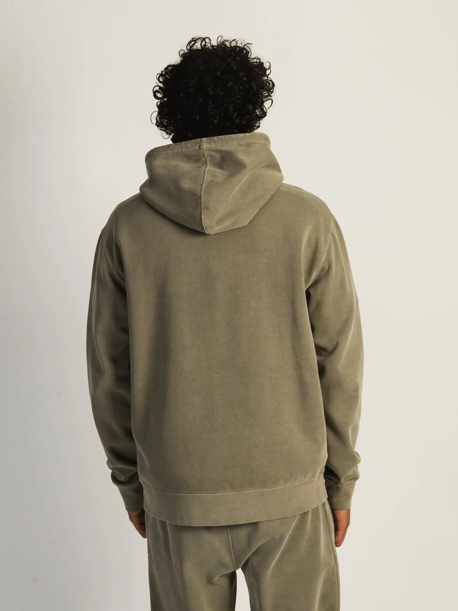 KOLBY PARKER GARMET DYE HOODIE - SAGE