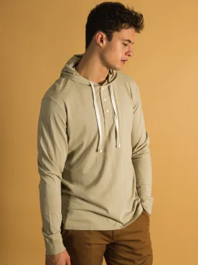 KOLBY RUSH HOODIE HENLEY - CLEARANCE