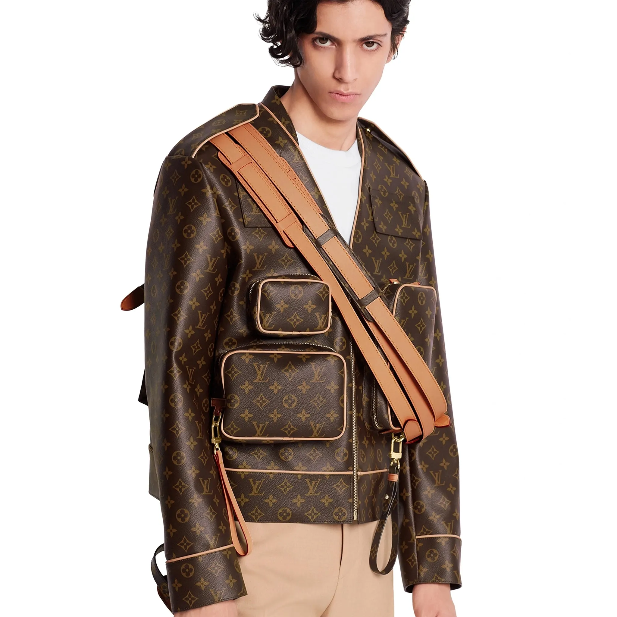 Louis Vuitton LV Monogram Admiral Brown Jacket