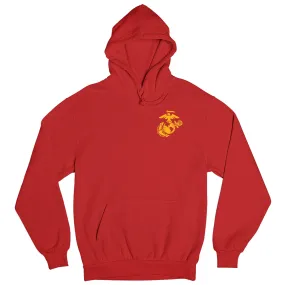 Marines Gold EGA Chest Seal Hoodie