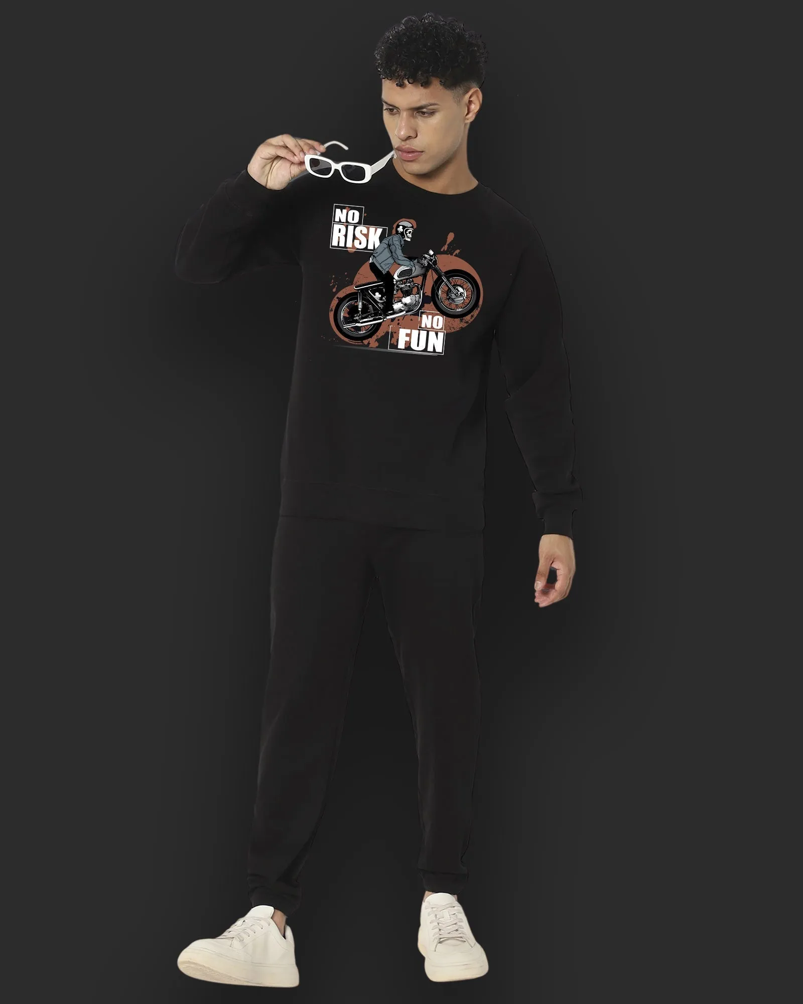 Maverick HW Crew Sweatshirt: Black