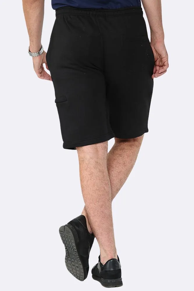 Men Drawcord Side Zipper Plain Shorts [Pack of 8]