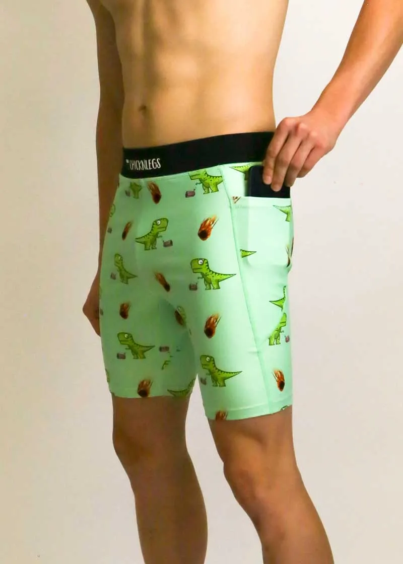 Men's Dino-Sore 8" Half Tights