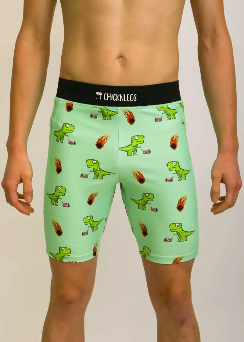 Men's Dino-Sore 8" Half Tights