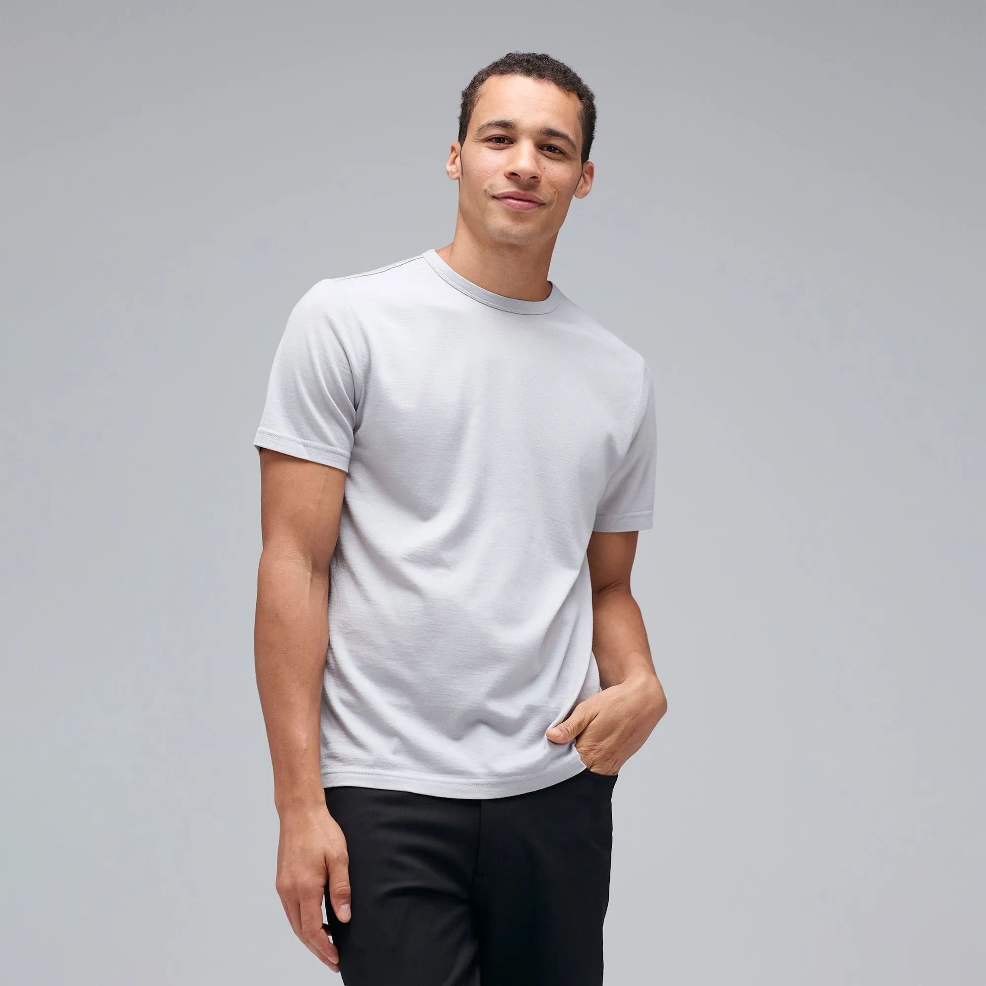 Men's Merino Crew Neck T-Shirt