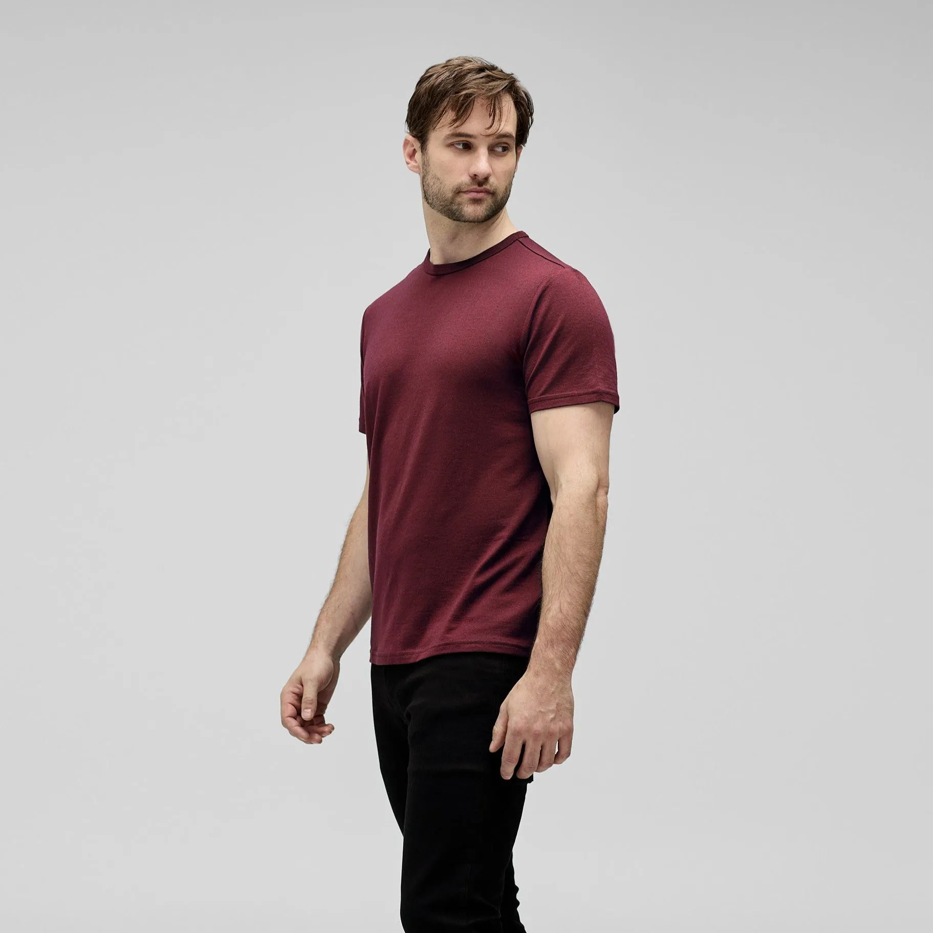 Men's Merino Crew Neck T-Shirt