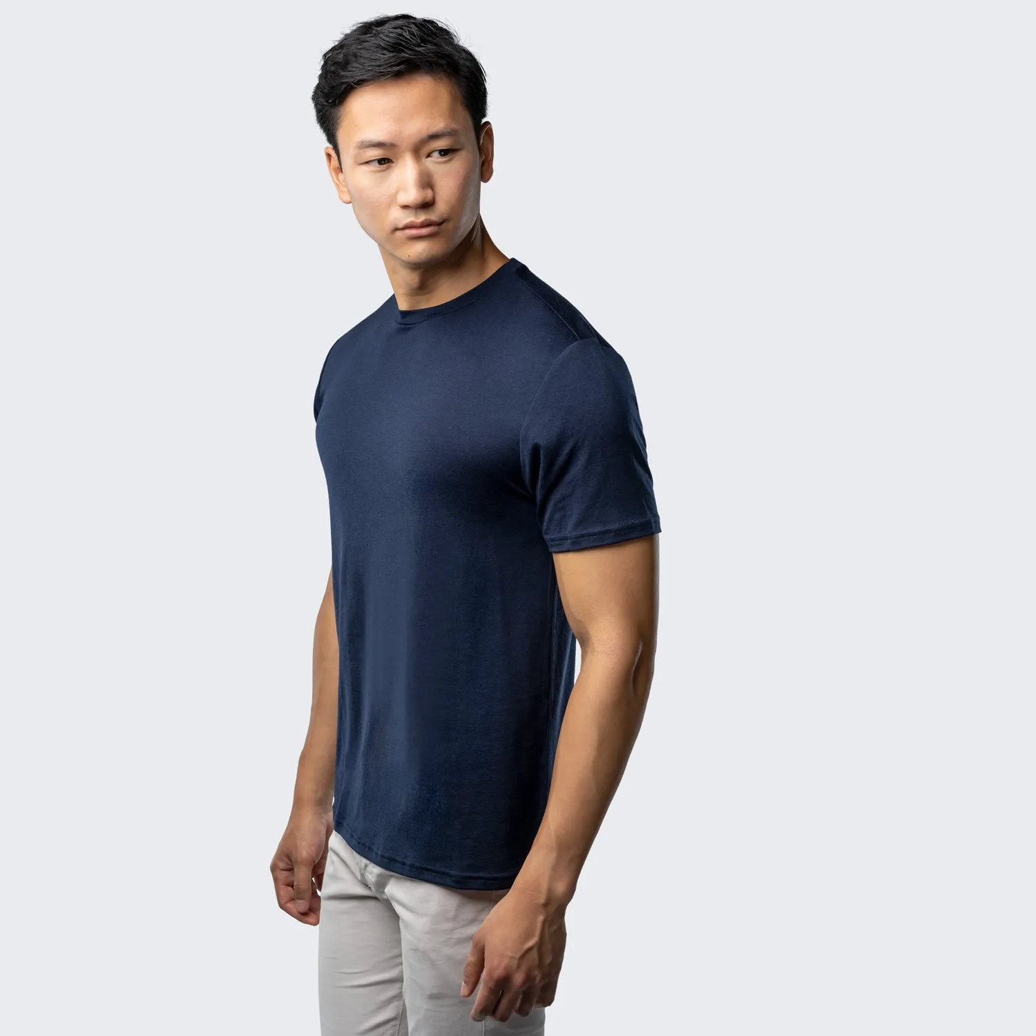 Men's Merino Crew Neck T-Shirt