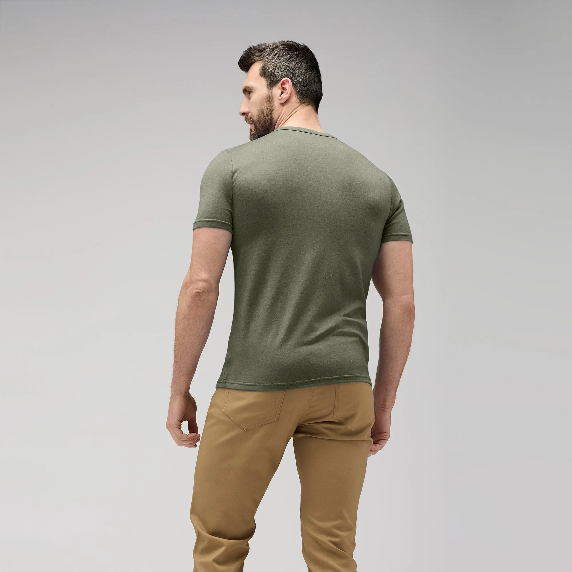 Men's Merino Crew Neck T-Shirt